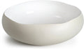 Medard de Noblat Oslo White Skål – 34 × 34 × 11,5 cm – Stentøj